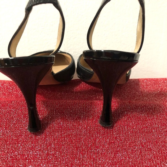 Authentic Manolo Blahnik quilted leather slingback heels. - Picture 6 of 17